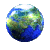 Spinning earth image